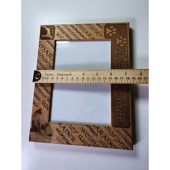 WEIMARANER Laser Engraved Wood Picture Frame - Picture 8 of 8